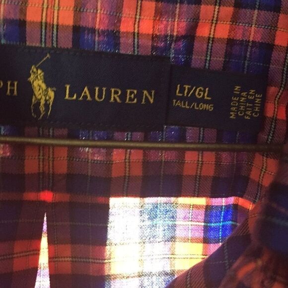 Ralph Lauren button down shirt sz L tall long. - Picture 4 of 4
